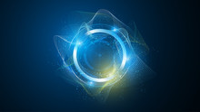 Abstract Tech Futuristic Innovative Concept Background