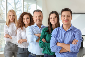 Wall Mural - Portrait of business people in office