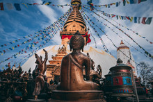 Buddhist Stupa In Kathmandu Nepal