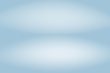 Poster - Blue rays light gradient abstract background blurred. empty studio room backdrop wallpaper use for showcase or product your. copy space for text