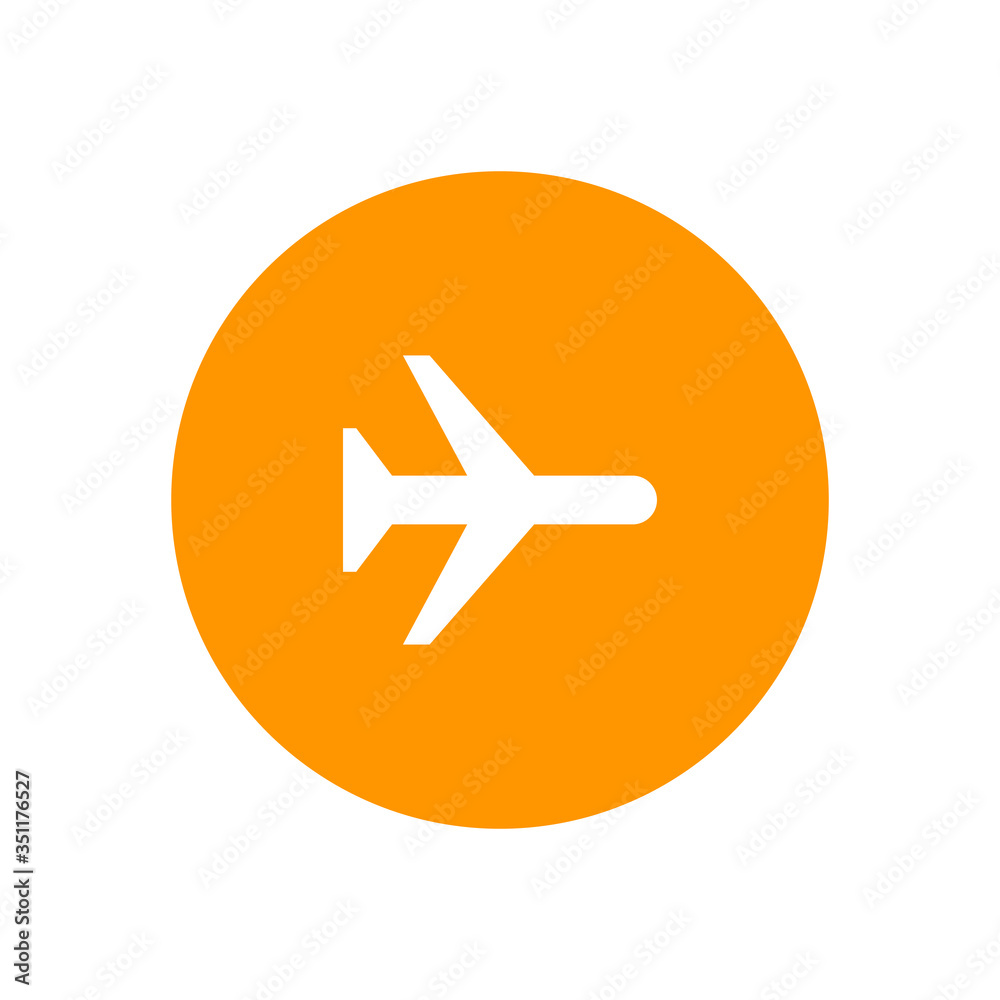 Airplane mode icon. Flight mode symbol modern simple vector icon for ...