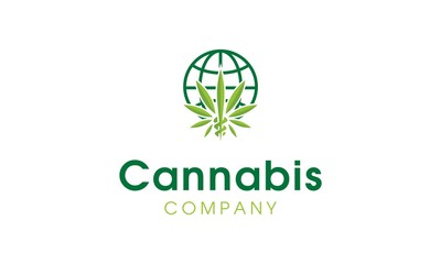 Wall Mural - simple Univers of Marijuana logo design