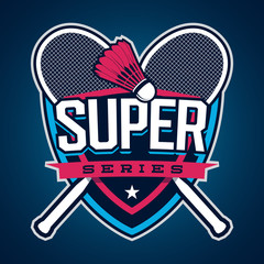 Badminton Super Series Vector Logo