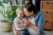 © gpointstudio - Pregnant woman and her cute toddler son