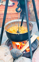 Poster - Boiled cabbage on Christmas Market Riga reflex