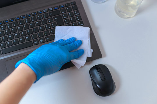 Limpieza, computadora, cuidado, informatica en pandemia