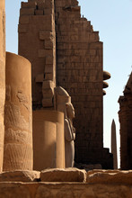Colossus Of Ramesses II, Karnak Temple, UNESCO World Heritage Site, Near Luxor, Thebes, Egypt, North Africa, Africa