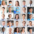© Pixel-Shot - Collage of photos with different doctors and nurses