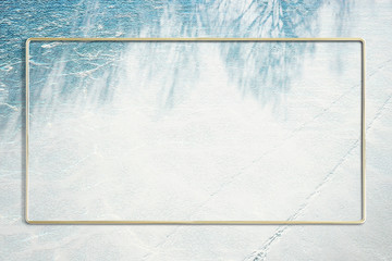 Wall Mural - Frame on a textured background