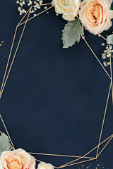 Wall Mural - Frame with flowers