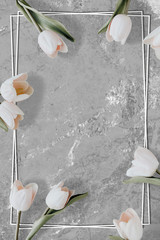 Wall Mural - Frame with flowers