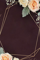 Wall Mural - Frame with flowers
