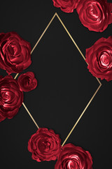 Wall Mural - Frame with flowers