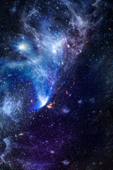 Wall Mural - galaxy in space textured background