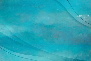 Wall Mural - Blue grungy background illustration