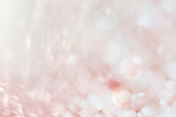 Wall Mural - light pink bokeh patterned background