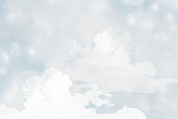 Wall Mural - gray cloudy sky background design resource
