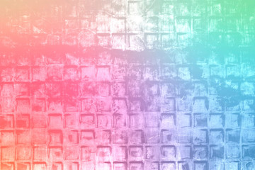Wall Mural - grunge colorful tile patterned background illustration
