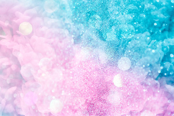 Wall Mural - colorful glittery bokeh background illustration