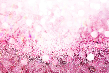 Wall Mural - magenta pink glitter patterned background