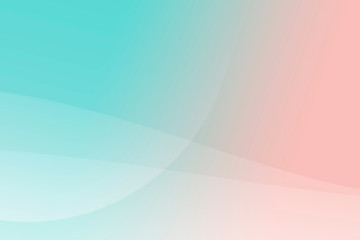 Wall Mural - Turquoise and orange abstract patterned background