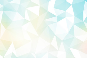 Wall Mural - Green crystallized patterned background