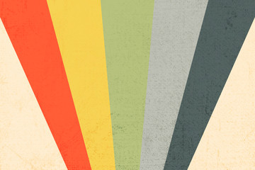 Wall Mural - bold color stripes patterned background