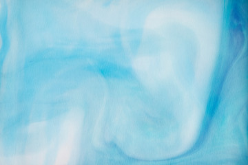 Wall Mural - watercolor textured blue background