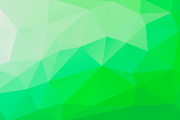Wall Mural - green and white crystallize patterned background