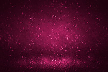 Pink Confetti On A Magenta Background