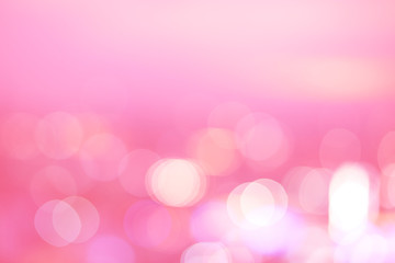 Wall Mural - Taffy pink bokeh patterned background