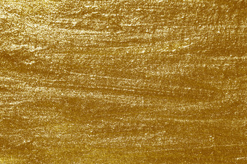 Wall Mural - Metallic gold paint textured background