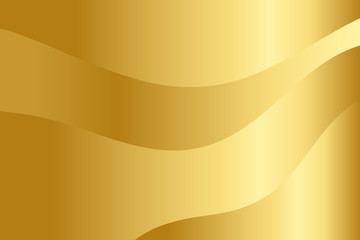 Poster - Gold gradient layer patterned background