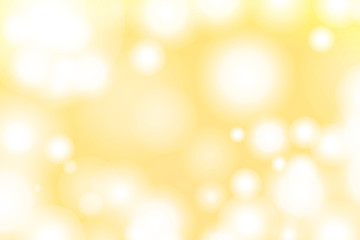 Poster - Yellow bokeh patterned background