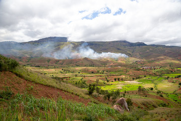 Sticker - Landscape shots of the island of Madagascar