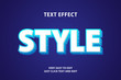 © amrikhsn - White blue text effect, editable text,  fresh blue text effect, editable text