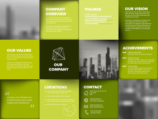 Sticker - Company profile template