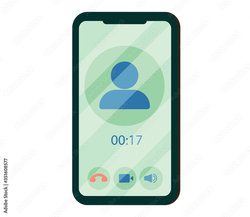 Mobile call screen template. Call screen smartphone interface mockup ...