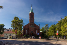 Helsinki, Finland - September 02, 2019: St. Heinrich Cathedral
