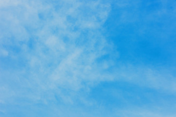 Wall Mural - blue sky with clouds, background, copy space