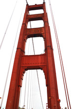 Low Angle View Of Golden Gate Bridge
