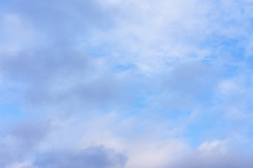 Wall Mural - blue sky with clouds, background, copy space