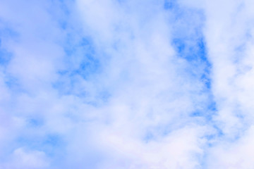 Wall Mural - blue sky with clouds, background, copy space
