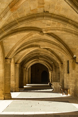  arches of the cathedral of the holy sepulchre