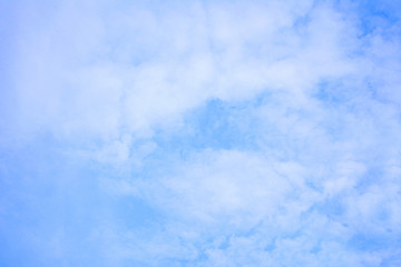 Wall Mural - beautiful blue sky with clouds, copy space