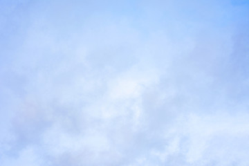 Wall Mural - beautiful blue sky with clouds, copy space