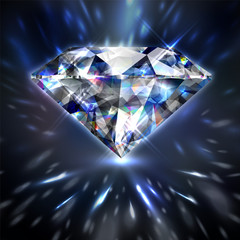 Dazzling shiny colorful diamond background - eps10