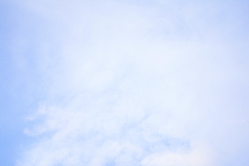Wall Mural - beautiful blue sky with clouds, copy space