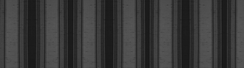 Aufkleber - Black anthracite dark striped natural cotton linen textile texture Background banner panorama