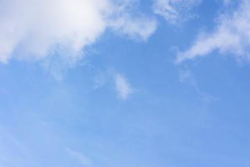 Wall Mural - blue sky with clouds, copy space